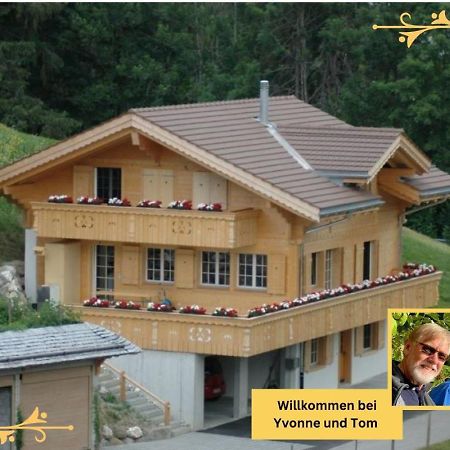 Large Deluxe Studio For 2 - Chalet Lovo Lenk Buitenkant foto