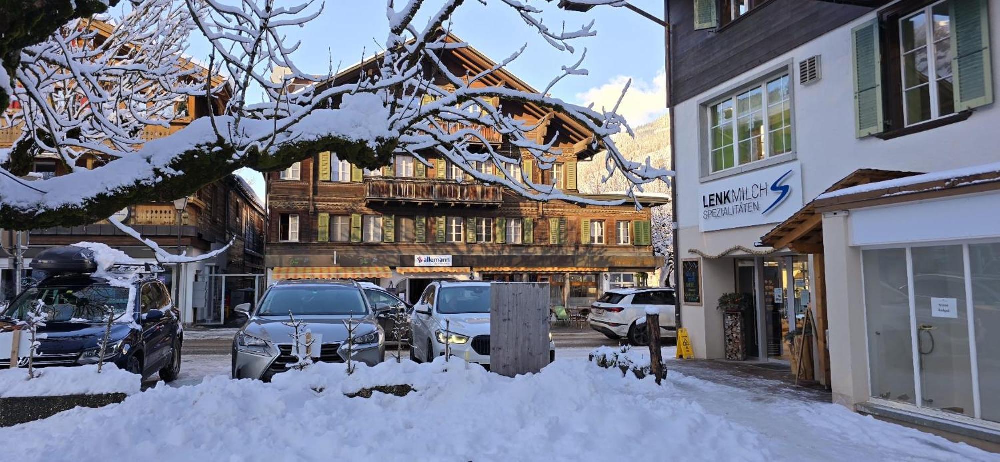 Large Deluxe Studio For 2 - Chalet Lovo Lenk Buitenkant foto