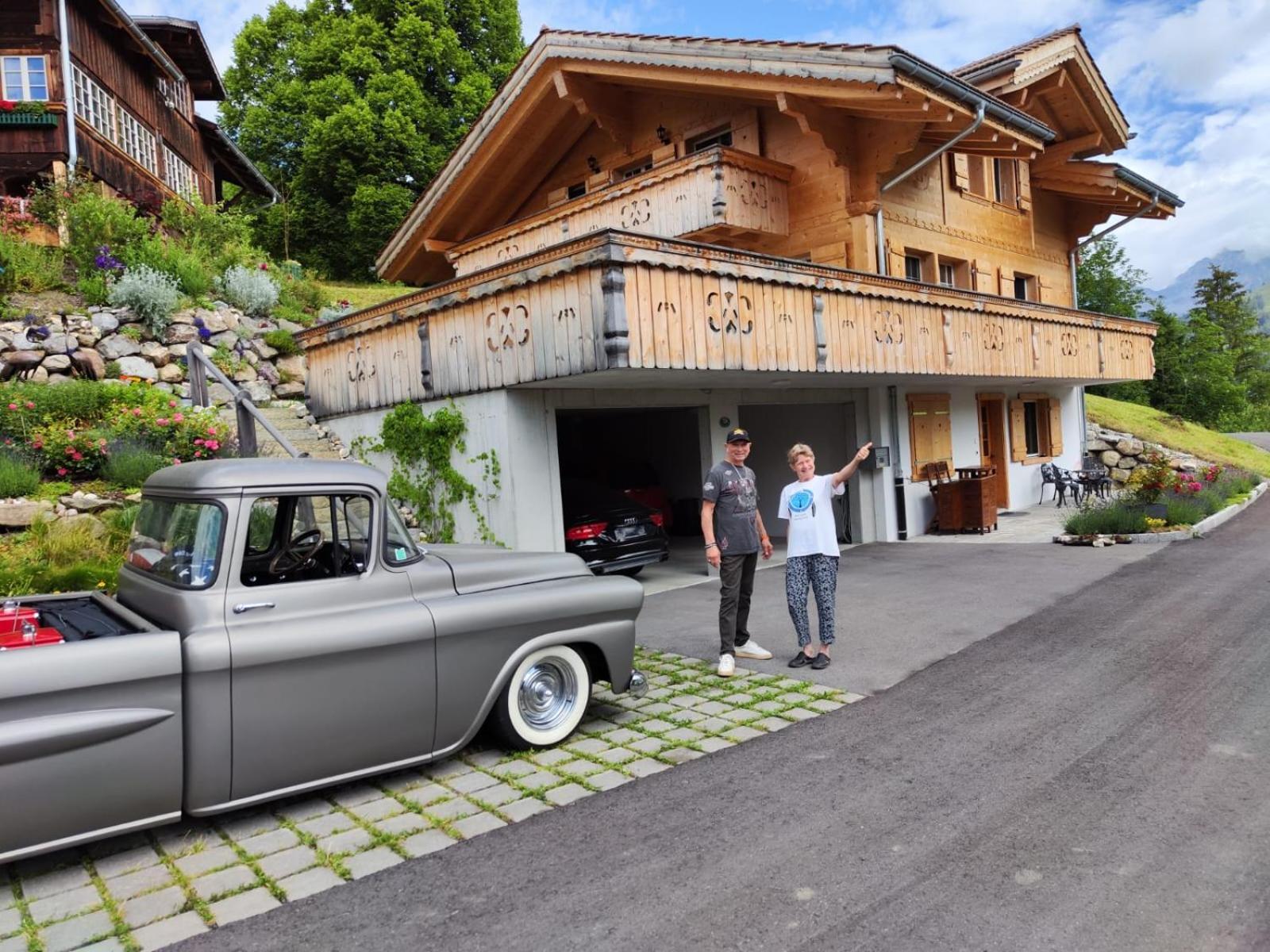 Large Deluxe Studio For 2 - Chalet Lovo Lenk Buitenkant foto